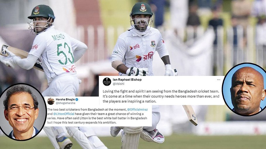 Bishop, Harsha eulogise Litton-Miraz heroics 