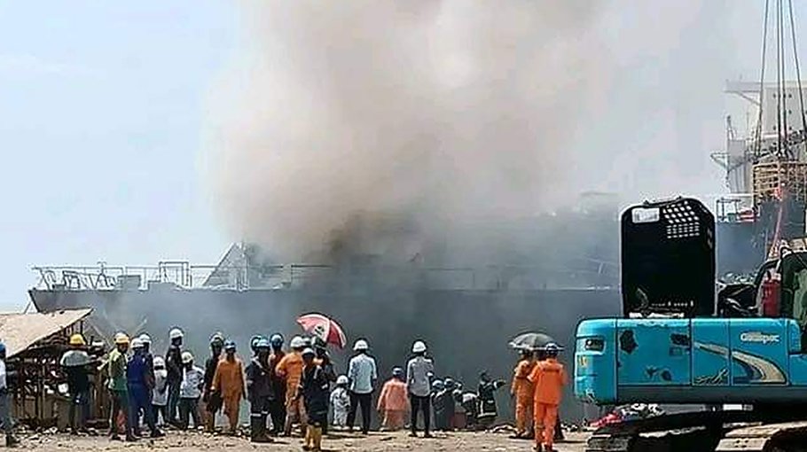 12 burnt in Sitakunda shipyard blast