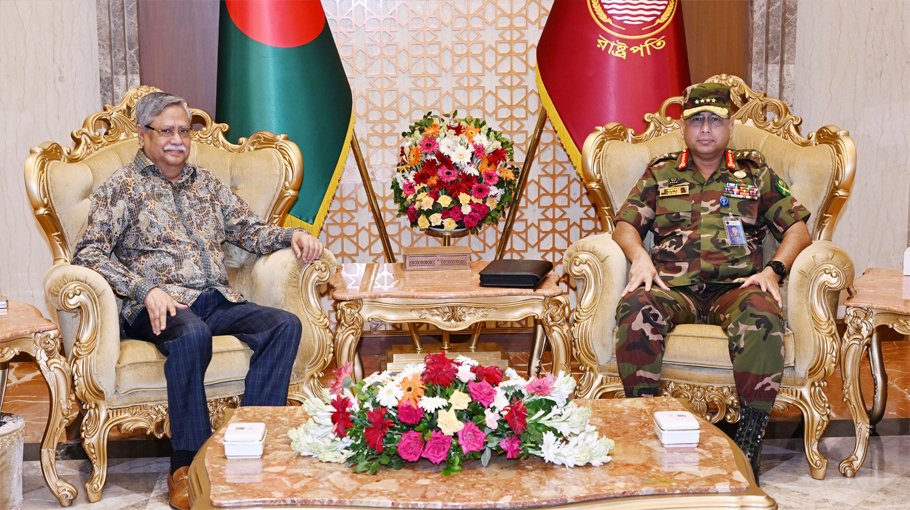 Army Chief calls   on President