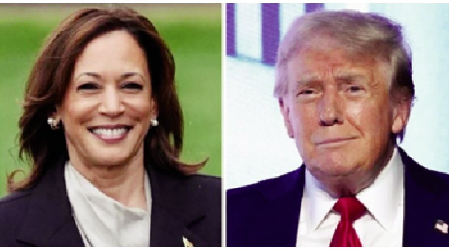 Trump, Kamala tied on eve of televised presidential debate