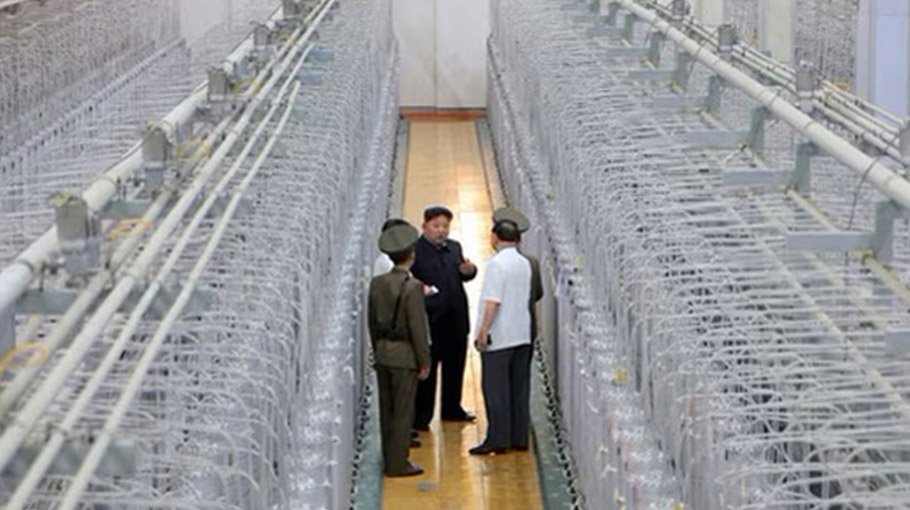 North Korea releases images of uranium enrichment  facility for first time