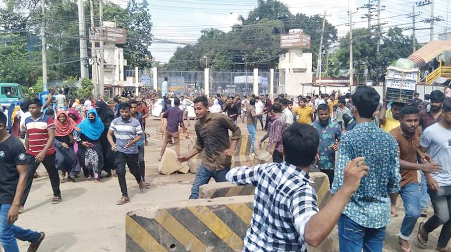 Female worker killed in Ashulia clash