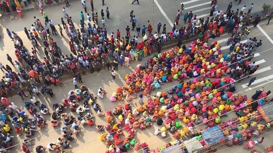 25 RMG factories shut in Ashulia as protests continue