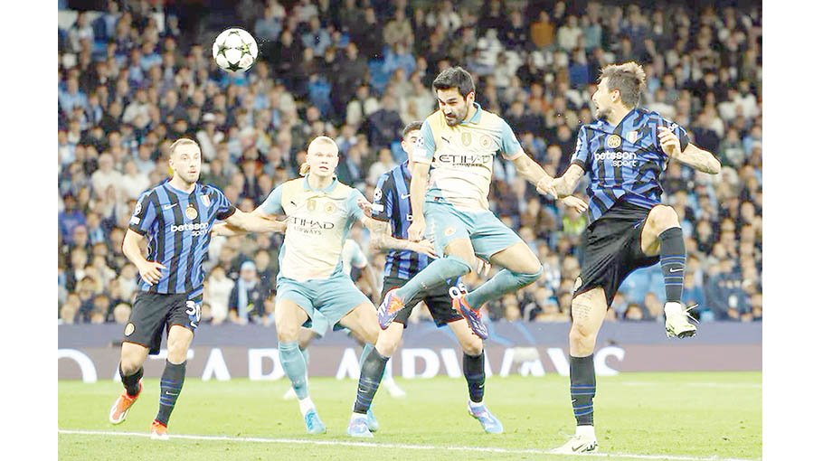 Inter Milan hold Man City  