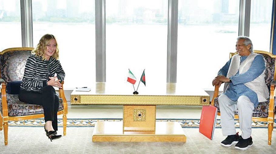 Italian PM calls for opening ‘new page’ in ties with Bangladesh