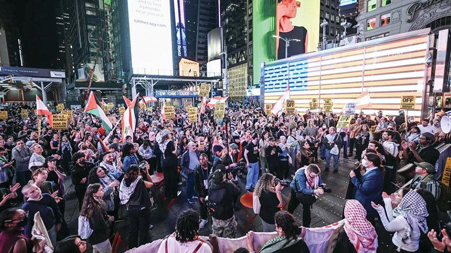 Protesters demand US support for Israel’s war on Gaza,  Lebanon to end
