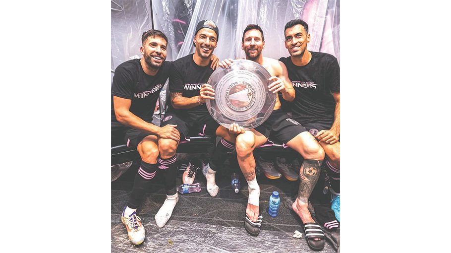 Messi adds another trophy to his cabinet