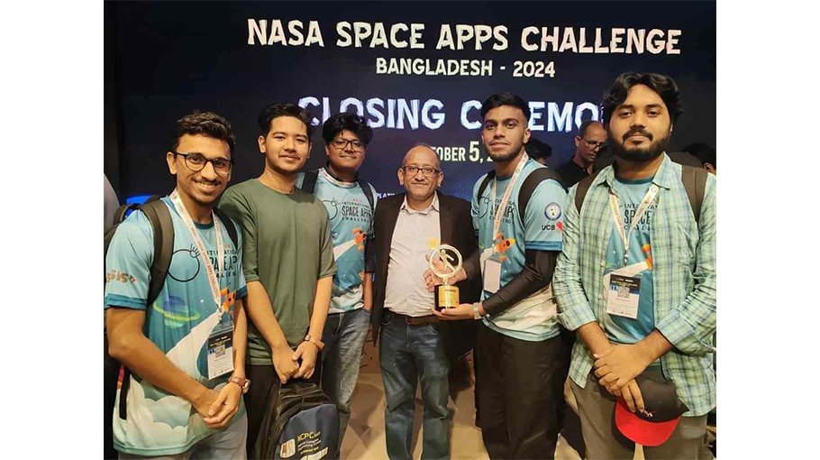 JnU wins Nasa Space Apps Challenge in Dhaka division