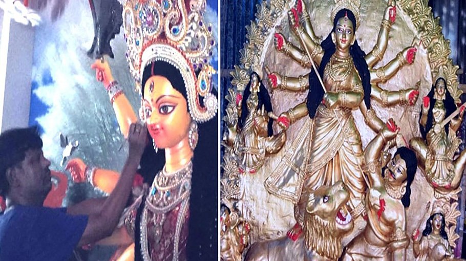 Durga puja celebration begins in Rangpur today