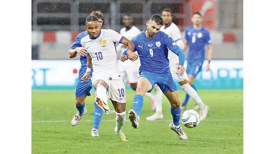 Greece beat England, France tharsh Isreal, Italy share points