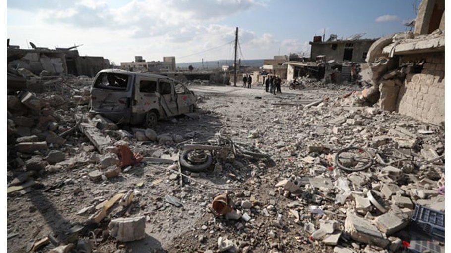 Russian strikes kill 10 in northwest Syria