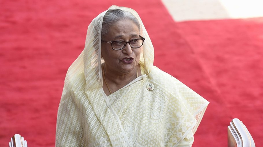 Sheikh Hasina still in India