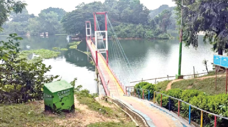 Kaptai suspension bridge reopens after almost two months