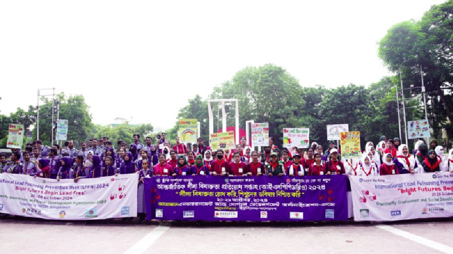 ESDO, UNICEF lead youth rally demanding ban on lead products