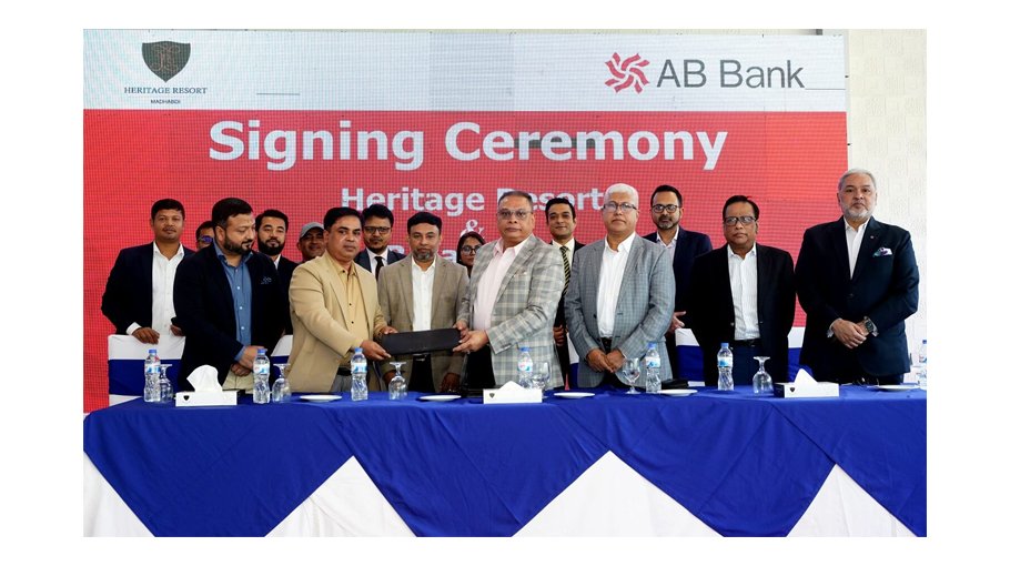 AB Bank signs MoU with Heritage Resort