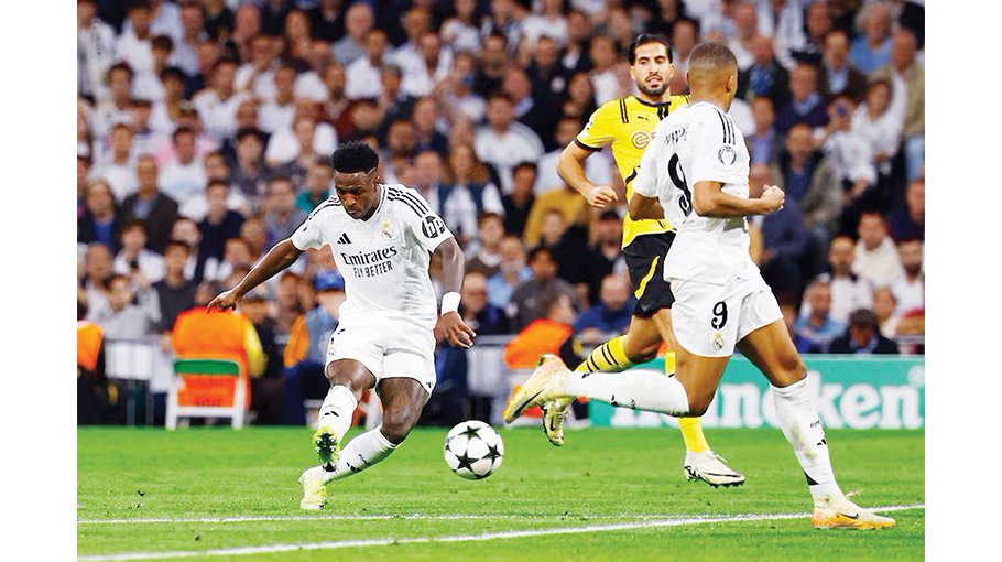 Vinicius slams hat-trick as Real come back