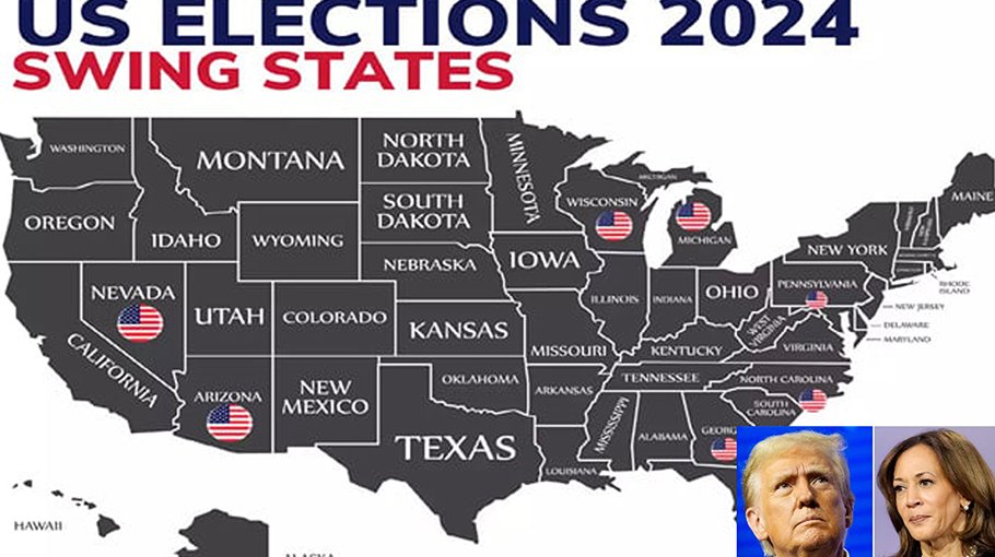 The seven states that will decide US presidency