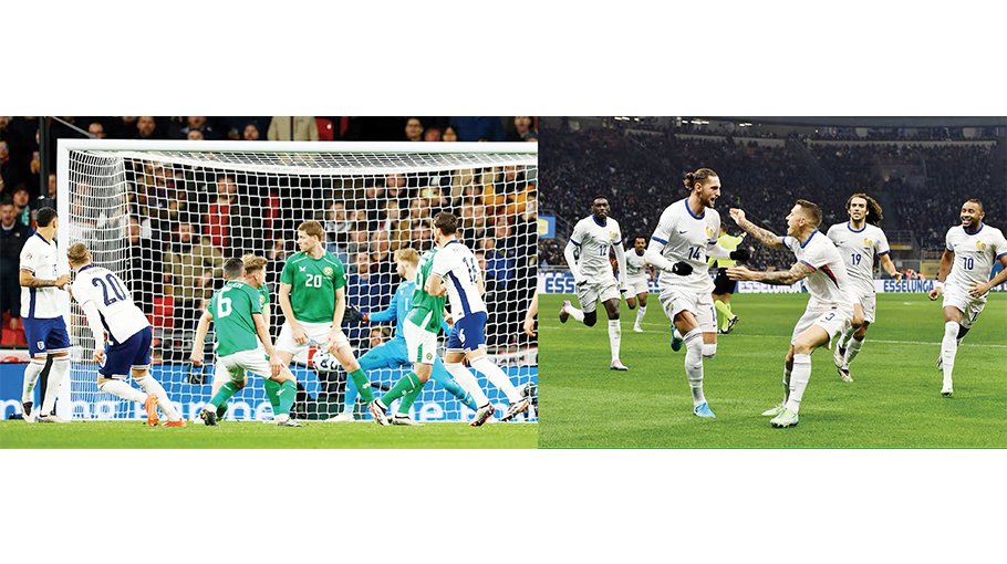 England thrash Ireland, France beat Italy