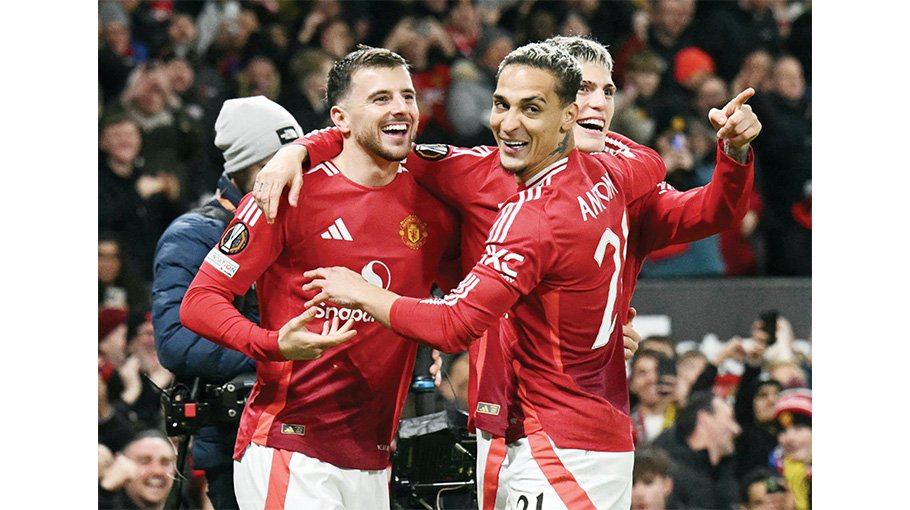 Man Utd edge past Bodo, Amorim tastes first win