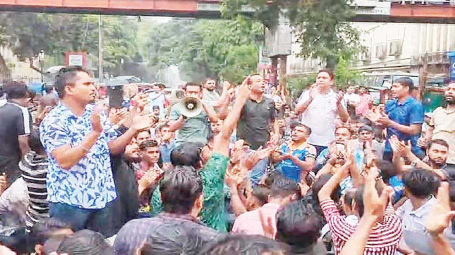 JCD blocks Shahbagh again demanding justice for Shamyo murder