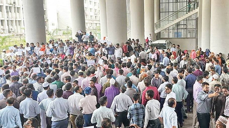 Secretariat staffers to continue protests today