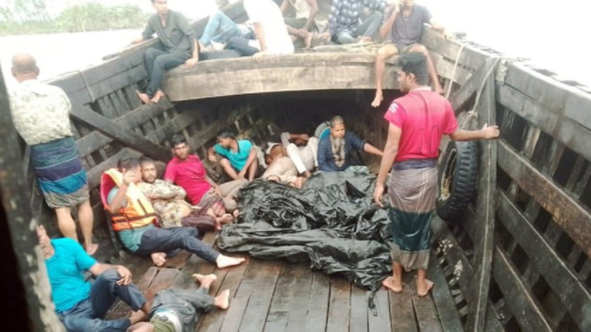 13 missing as passenger trawler capsizes in Meghna River in Hatiya