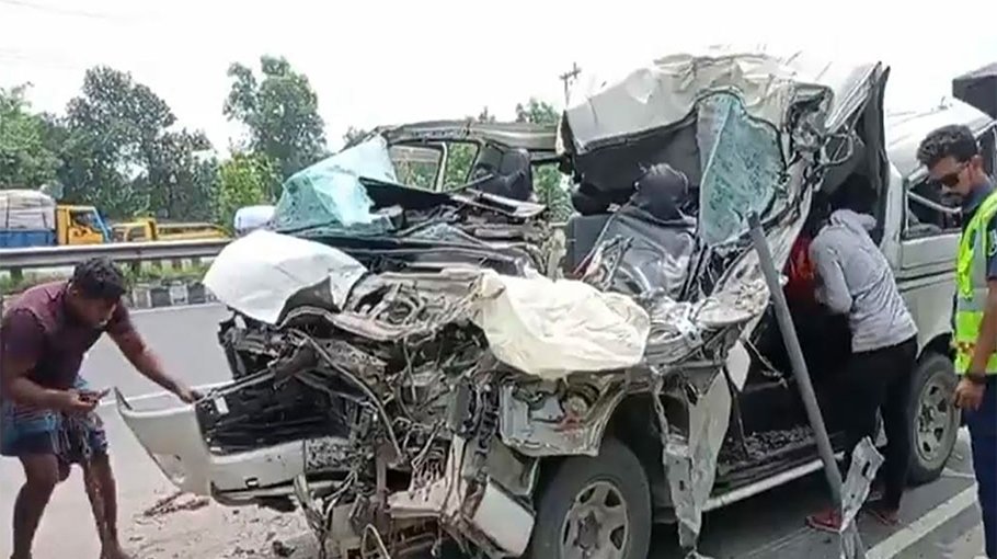 3 of a family killed in Tangail road crash