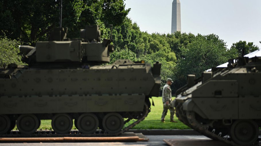 Trump to flex muscle with huge military parade