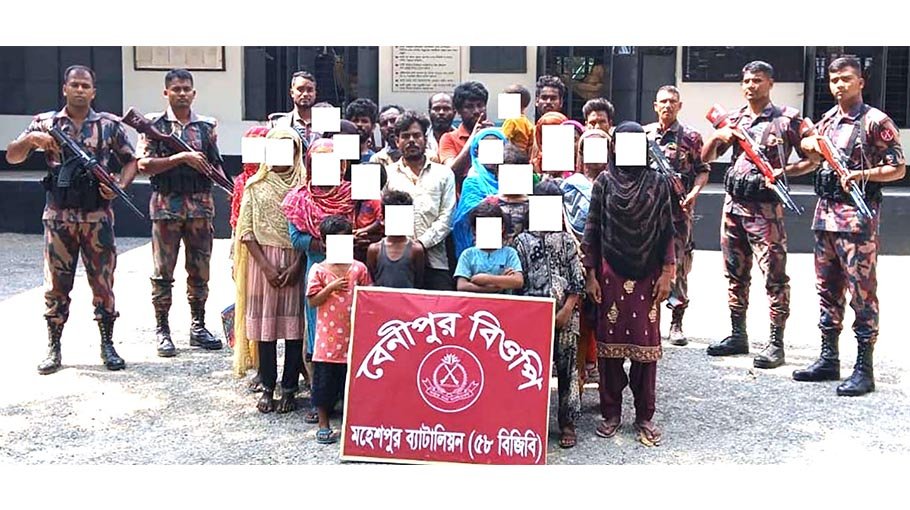 BSF returns 26 Bangladeshis thru Jibannagar border