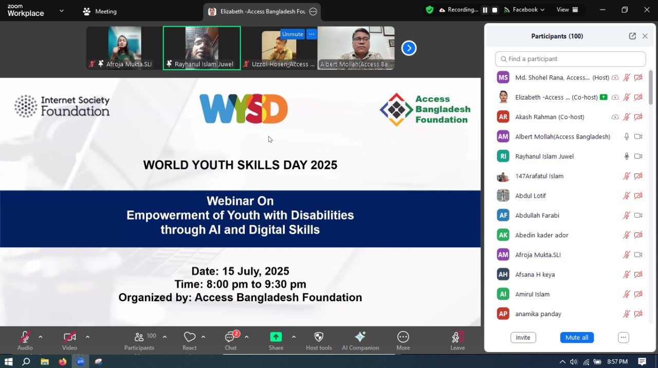 Empowering youth with disabilities through AI and Digital Skills