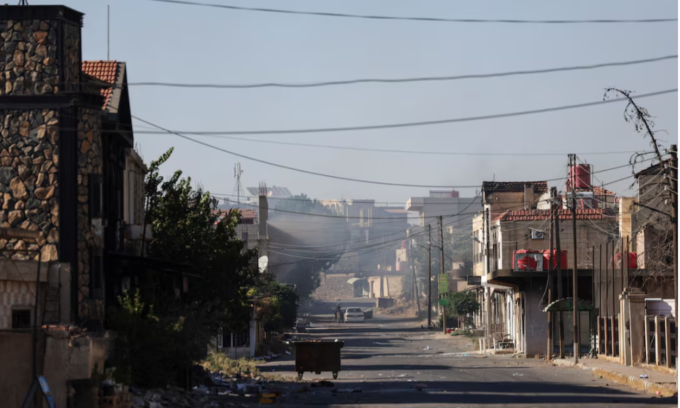 Calm reported in Syria's Sweida as tribal fighters said to withdraw