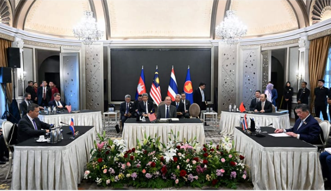 Truce talks start between Thailand and Cambodia in Malaysia