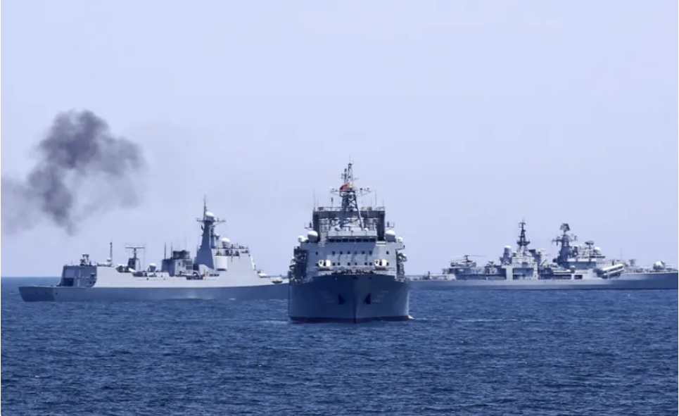 China,and Russia begin joint military drills in Sea of Japan