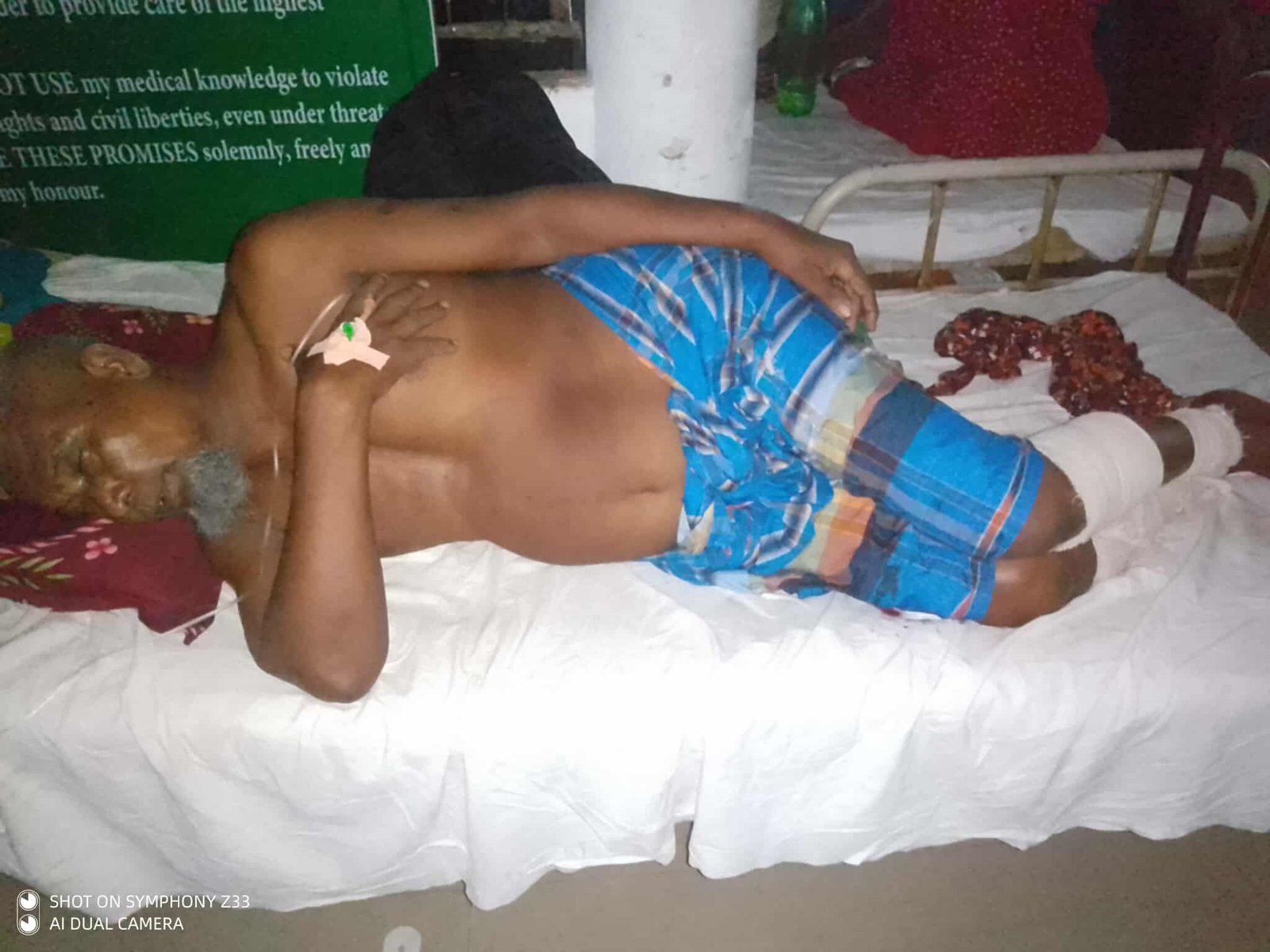 Elderly man’s tendon severed in alleged attack by BNP activists in Jhenaidah
