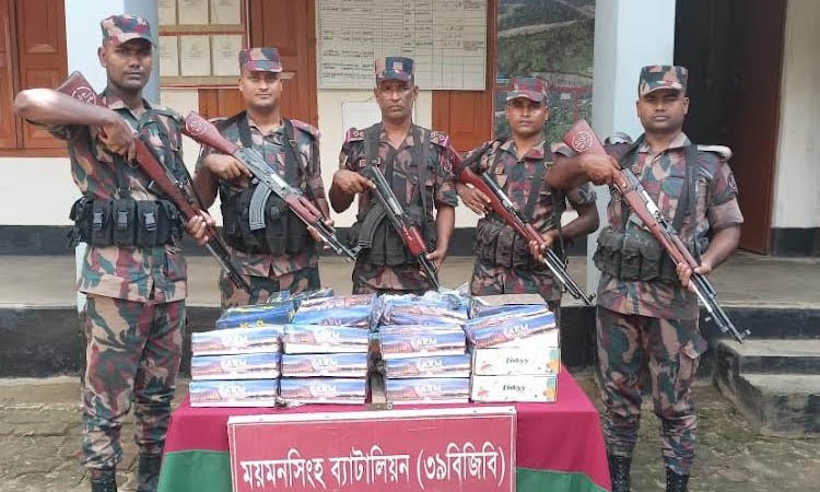 BGB seizes Indian goods worth Tk 1.2 million at Sherpur border