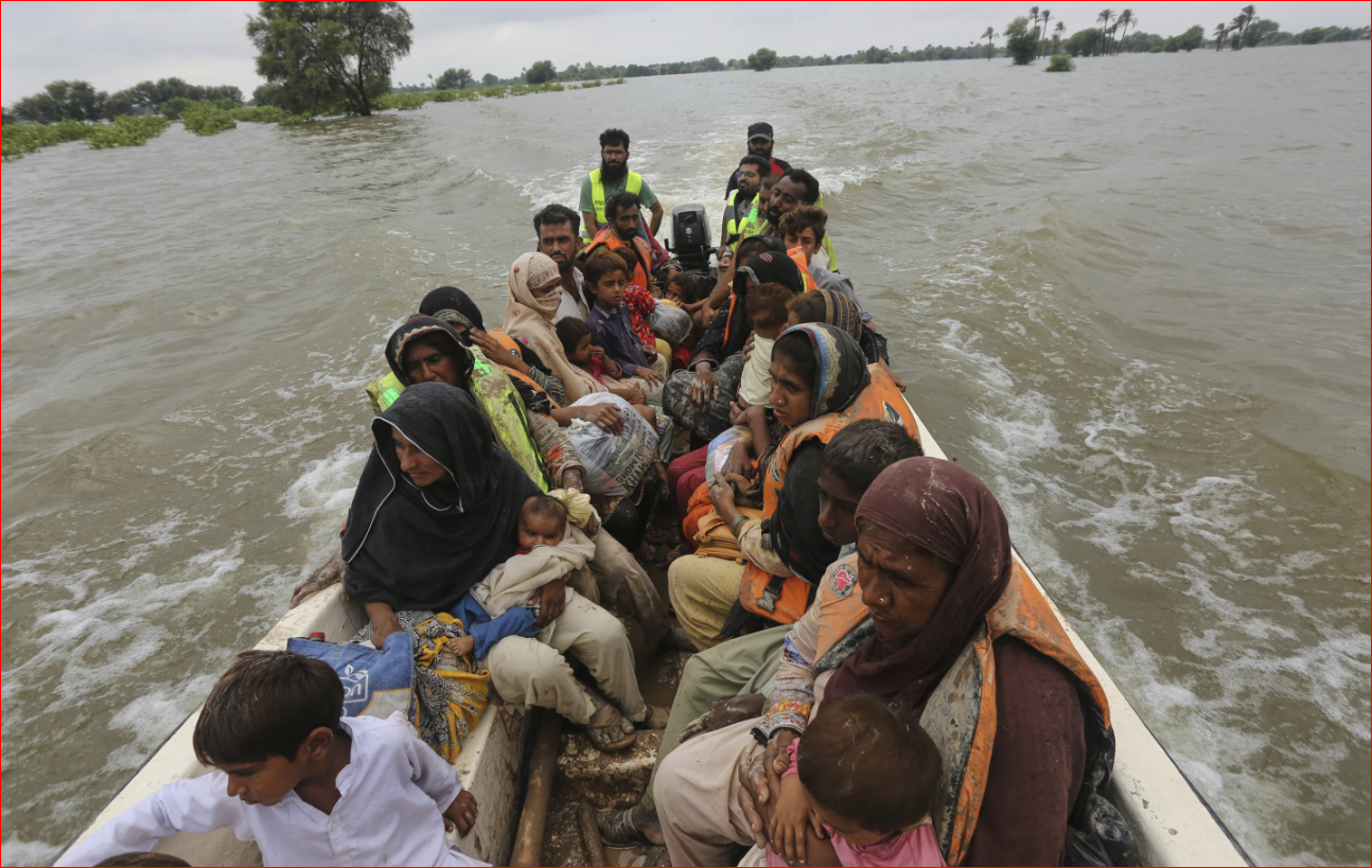 Over 120,000 evacuated from central Pakistan as floods leave survivors in scorching heat