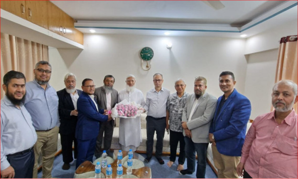 Industrial owners' delegation meets Jamaat Ameer