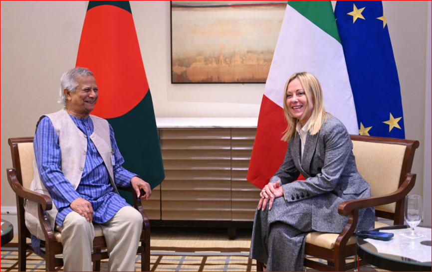Itali PM meets Dr Yunus, proposes bilateral business forum