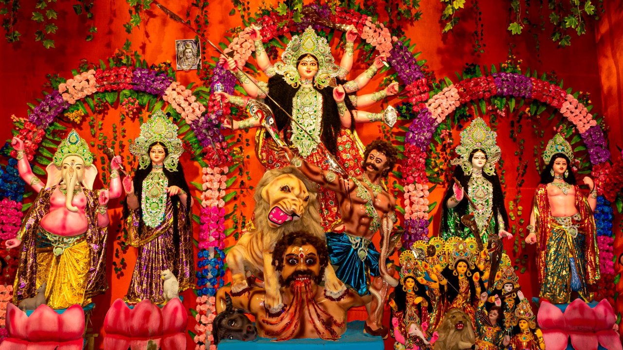 430 BGB platoons providing security at 2,857 puja mandaps