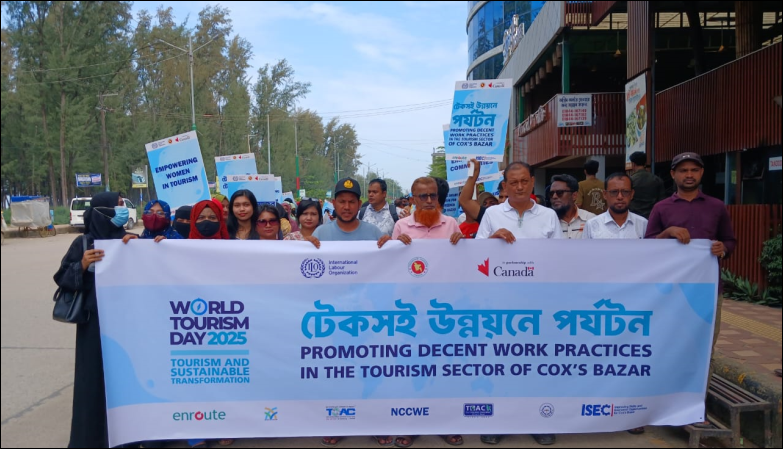 ‘World Tourism Day’ celebrated in Cox’s Bazar