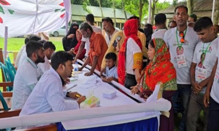 Free medical camp held in Narsingdi