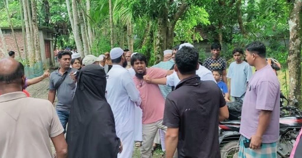 Mother’s burial delayed over family land dispute in Noakhali
