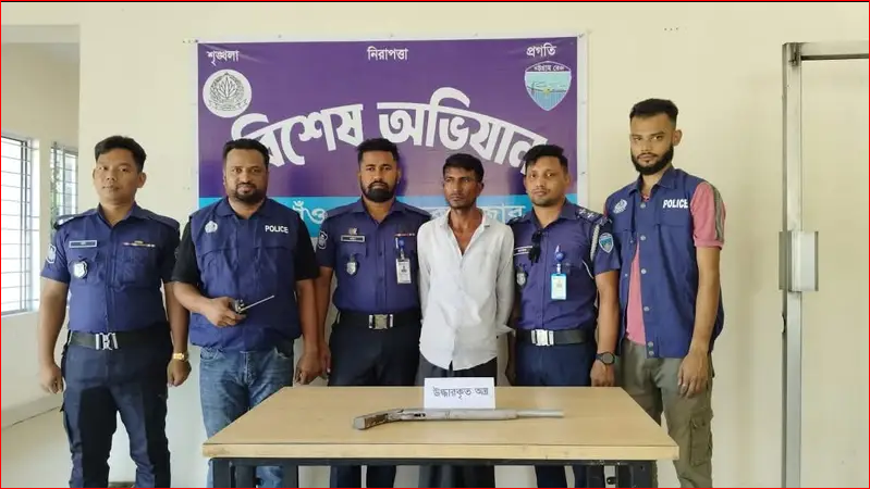 CNG driver arrested with homemade gun in Eidgaon