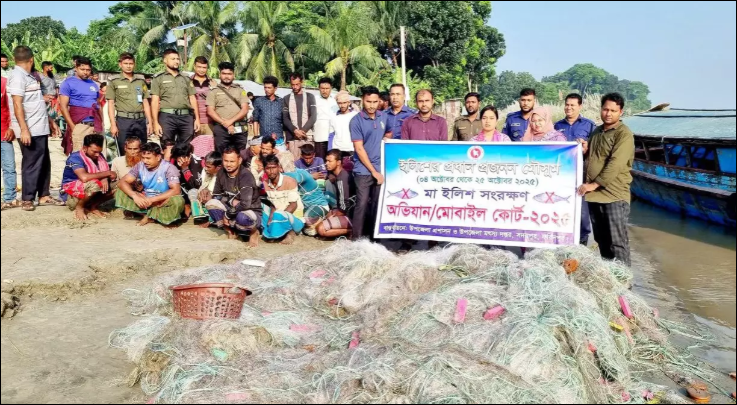 22 fishermen jailed in Faridpur for defying ban fishing