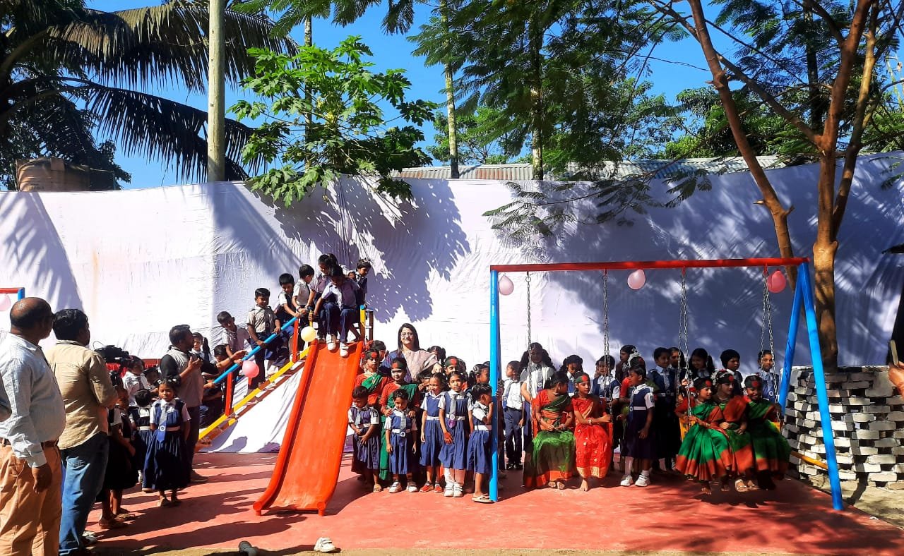 Tangail DC builds playgrounds for 160 schools