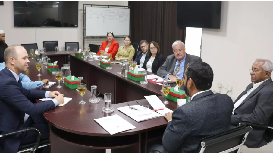 IRI pre-election observation team meets EC Sanaullah