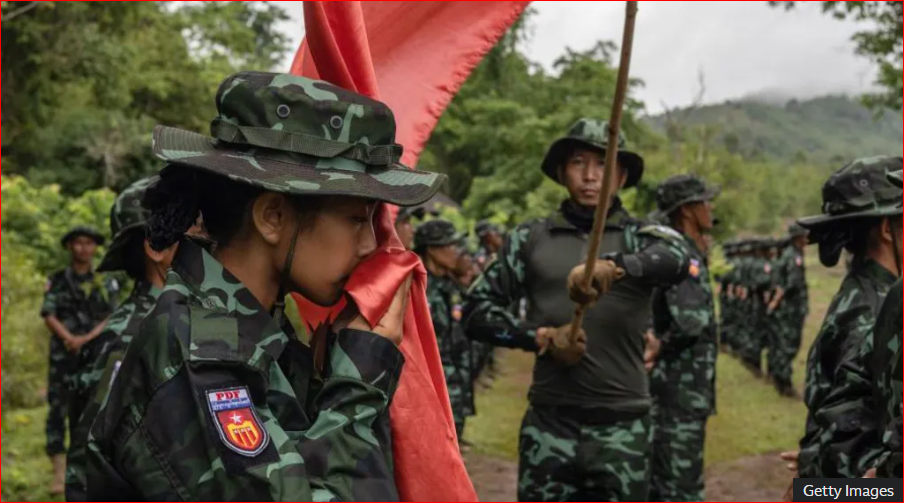 Myanmar junta regains territory with heavy air strikes, backed by China