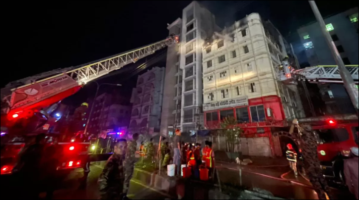 Fire at Mirpur community centre building fully doused