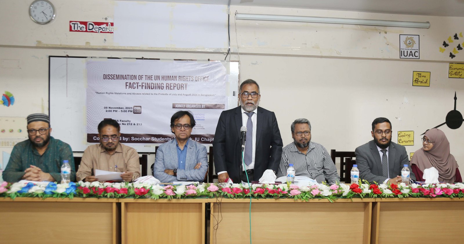 Seminar on UN Report on 'July Mass Uprising' at Islamic University held 