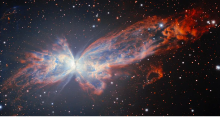 Telescope in Chile captures stunning new picture of a cosmic butterfly